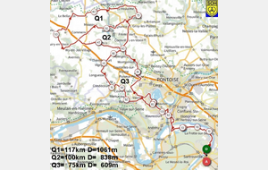 Sortie Club circuit Q à 8h30 Heure d'été