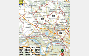Sortie Club circuit H à 7h30