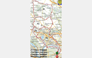 Sortie Club circuit F à 9h00