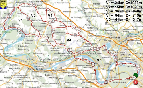 Sortie Club circuit V à 7h30
