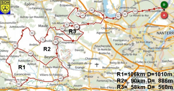 Sortie Club circuit R à 7h30